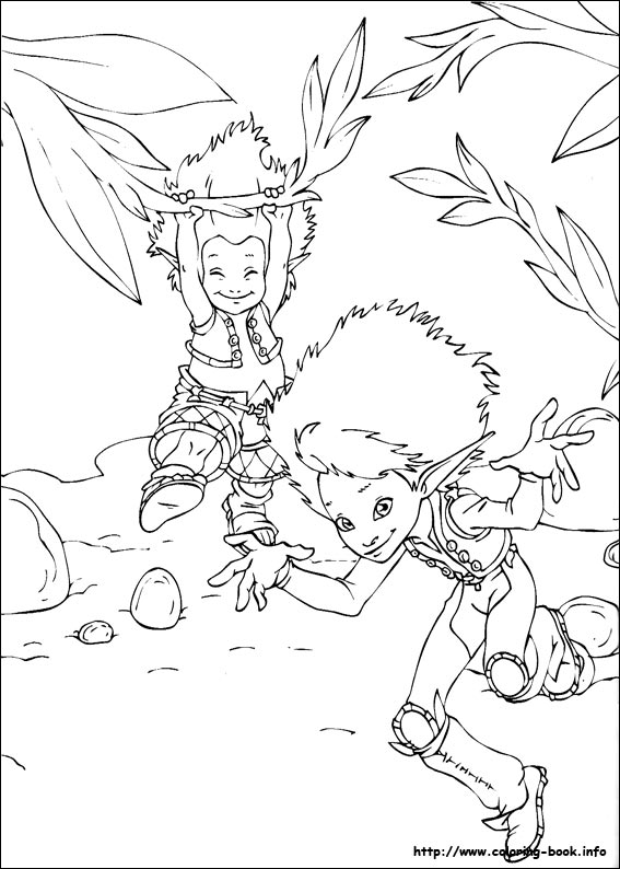 Arthur and the minimoys coloring picture